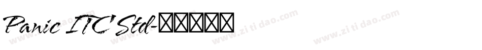 Panic ITC Std字体转换
